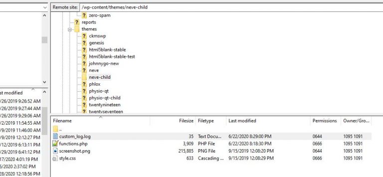 Custom Logger Log File