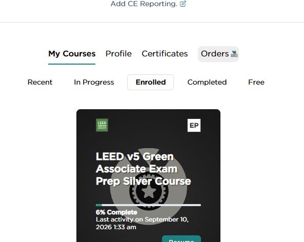 gbes enrolled course with some progress 2026 09 12 5079